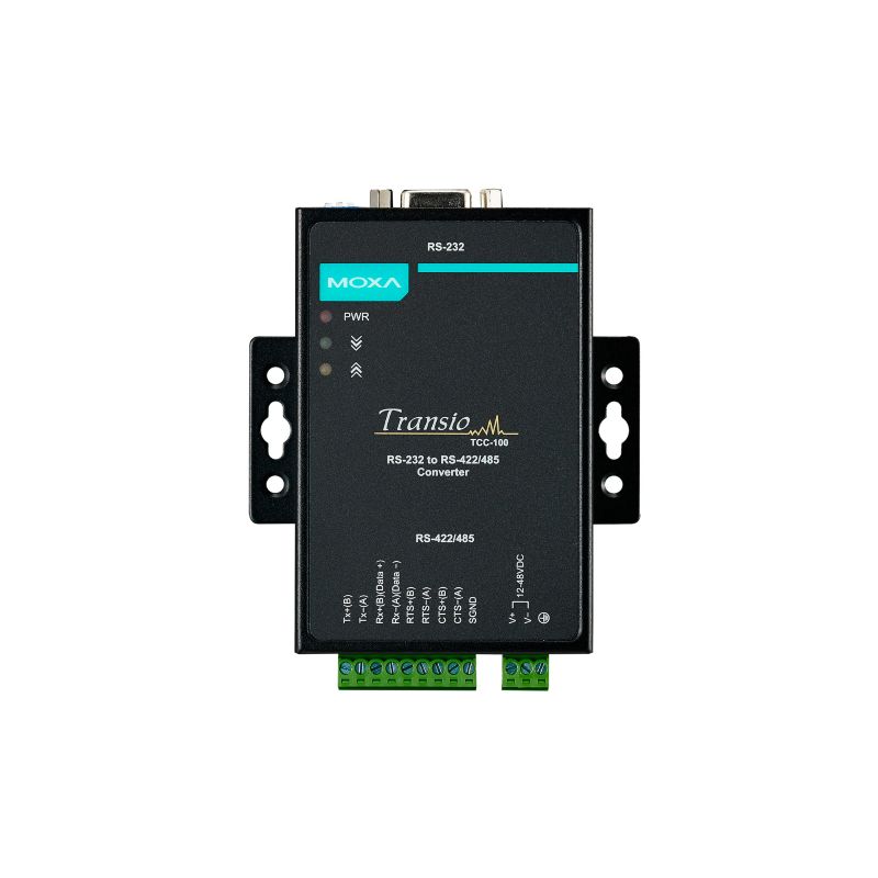 Moxa TCC-100/100I 工業級 RS-232 轉 RS-422/485 轉換器